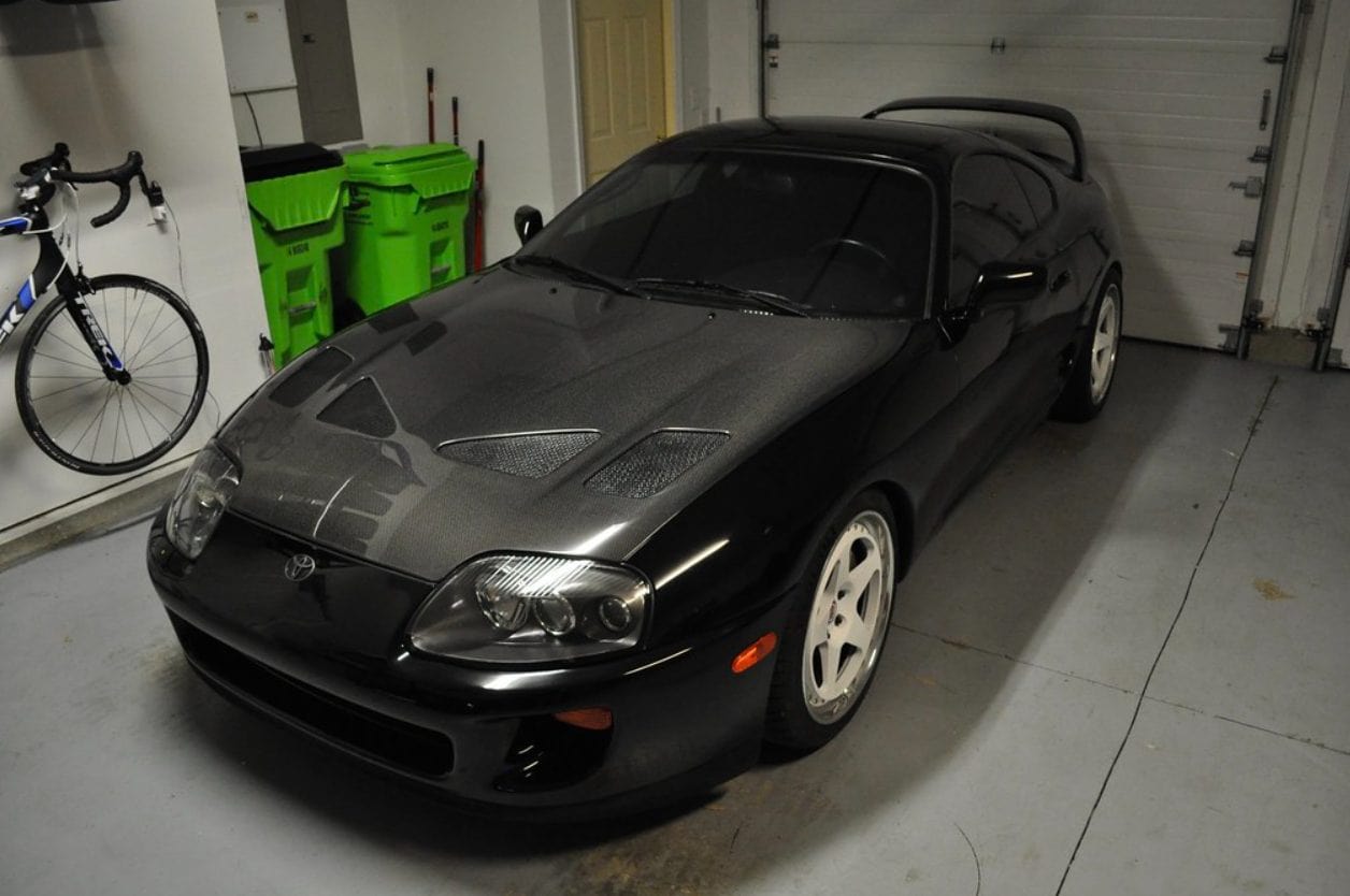 Luxury Sports SR TRD Style Carbon Bonnet For Toyota Supra JZA80 -PP SR