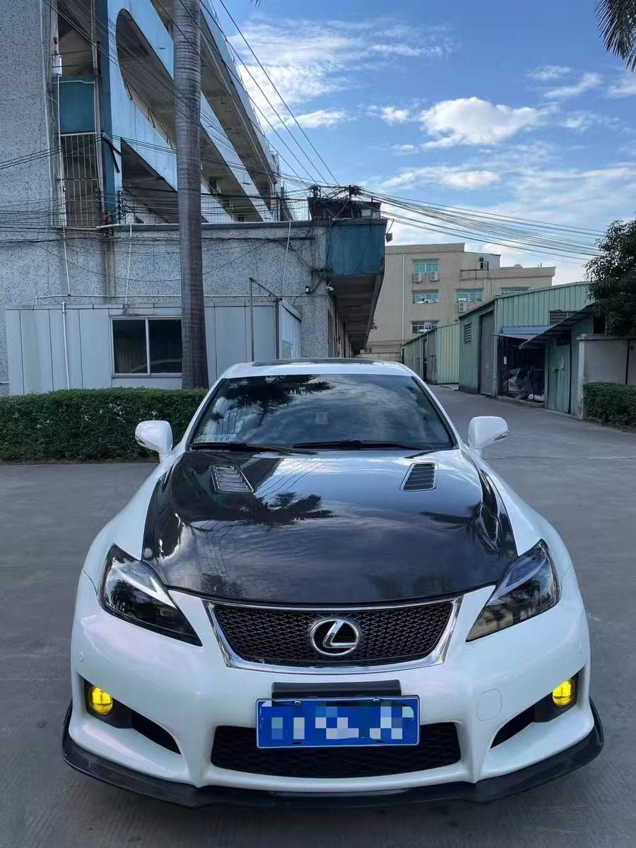 Luxury Sports SR Type 1 Style Carbon Bonnet For Lexus ISF 06-12 -PP SR
