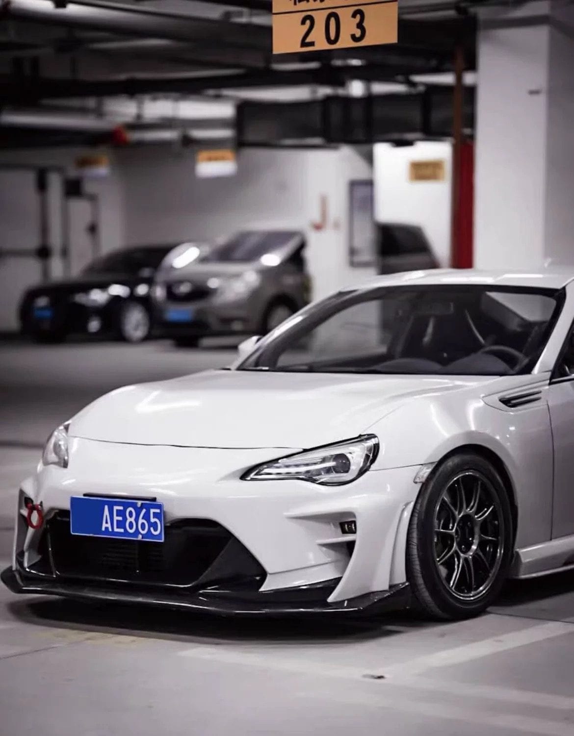 Luxury Sports SR Varis 2 Style Front Bumper For Toyota GT86 -PP SR