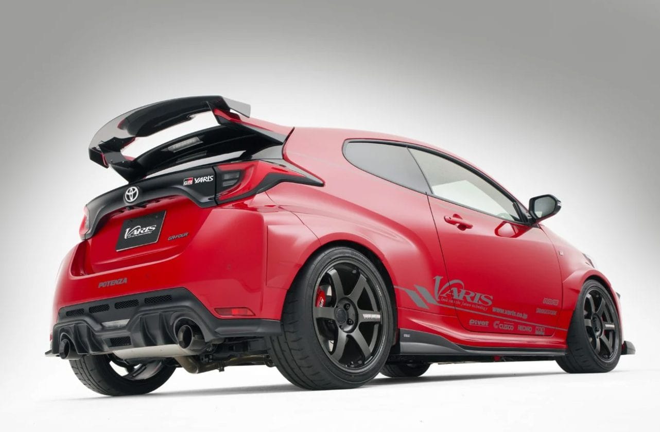 Luxury Sports SR Varis 2 Style Potion Carbon Rear Spoiler For Toyota GR Yaris -PP SR