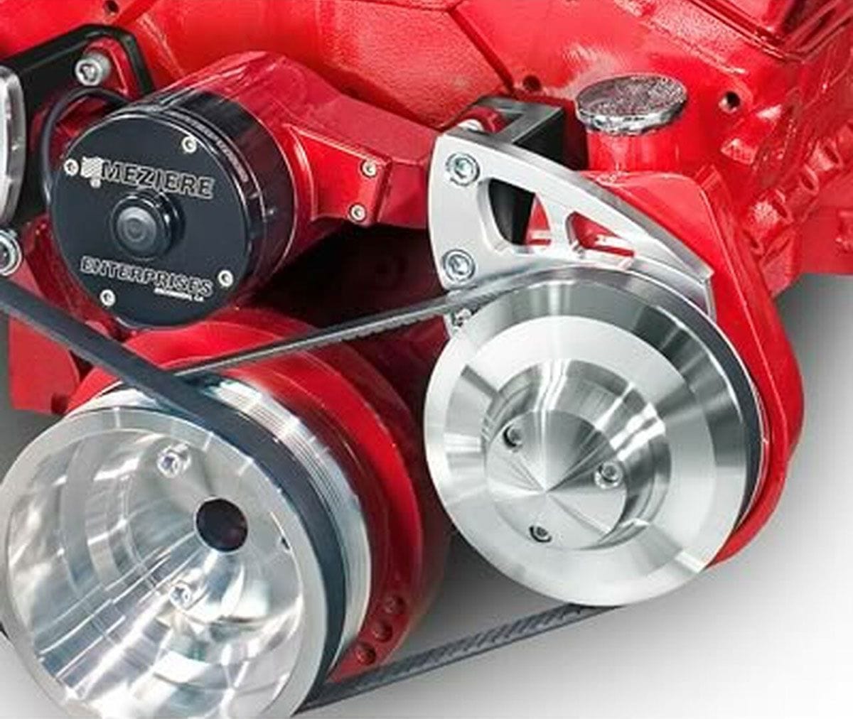 MARCH Billet Aluminium, March Performance Electronic Power Steering Bracket Only Kit suit SB Chevy MPP22026 SR