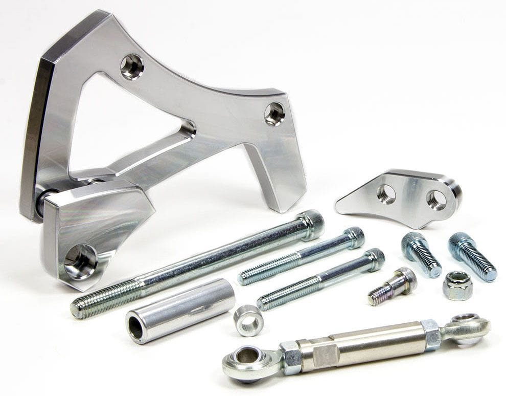 MARCH Billet Aluminium, Suit 302-351C with Ford 1G Alternator March Performance March Performance V-Belt Alternator Bracket MPP30400 SR