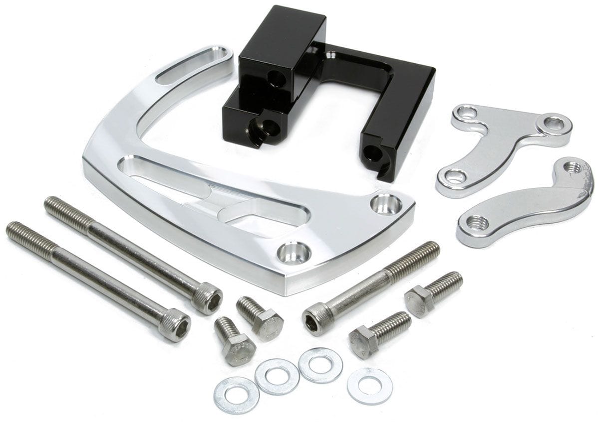 MARCH Billet Aluminium, Suit BB Chevy, for Meziere & CSI/CSR & Proform Elec March Performance March Performance Power Steering Bracket Only Kit for Electric Water Pumps MPP23 SR