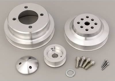 MARCH Billet Aluminium, Suit Ford 302-351 Windsor & Cleveland March Performance March Performance High Flow Serpentine Conversion Set MPP1675 SR