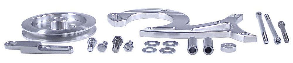 March Performance Billet Aluminium, Ford 289-302W with 1971-76 Mustang Pump CLEARANCE March Performance March Performance Power Steering Bracket MPP30356 SR