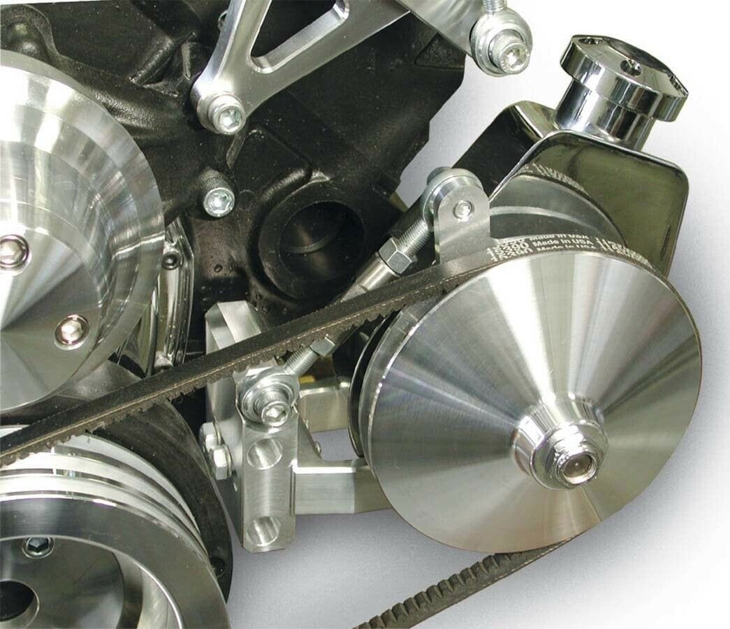 MARCH Suit SB Chevy 1966-77 with Short Water Pump March Performance March Performance Adjustable Canister Style Power Steering Bracket Kit MPP20112 SR