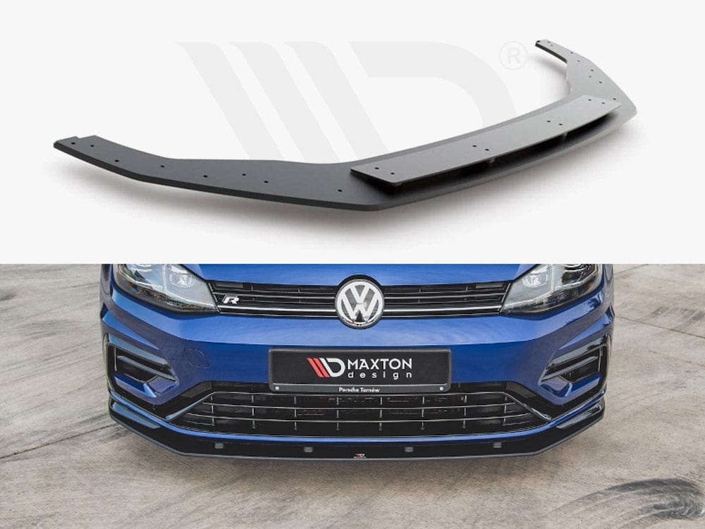 Maxton Design Black Maxton Racing Front Splitter VW Golf 7 R / R-Line Facelift Maxton Design SR
