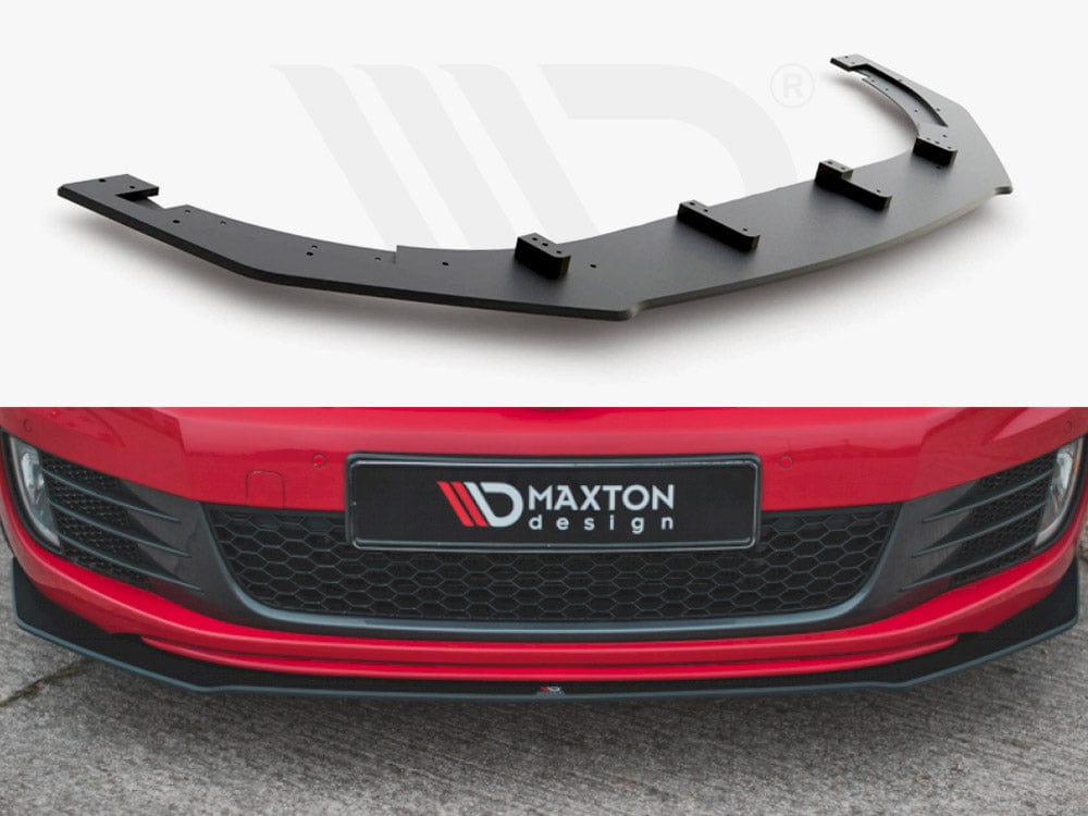 Maxton Design Black Racing Durability Front Splitter V.3 VW Golf GTI Mk6 2008-2012 Maxton Design SR