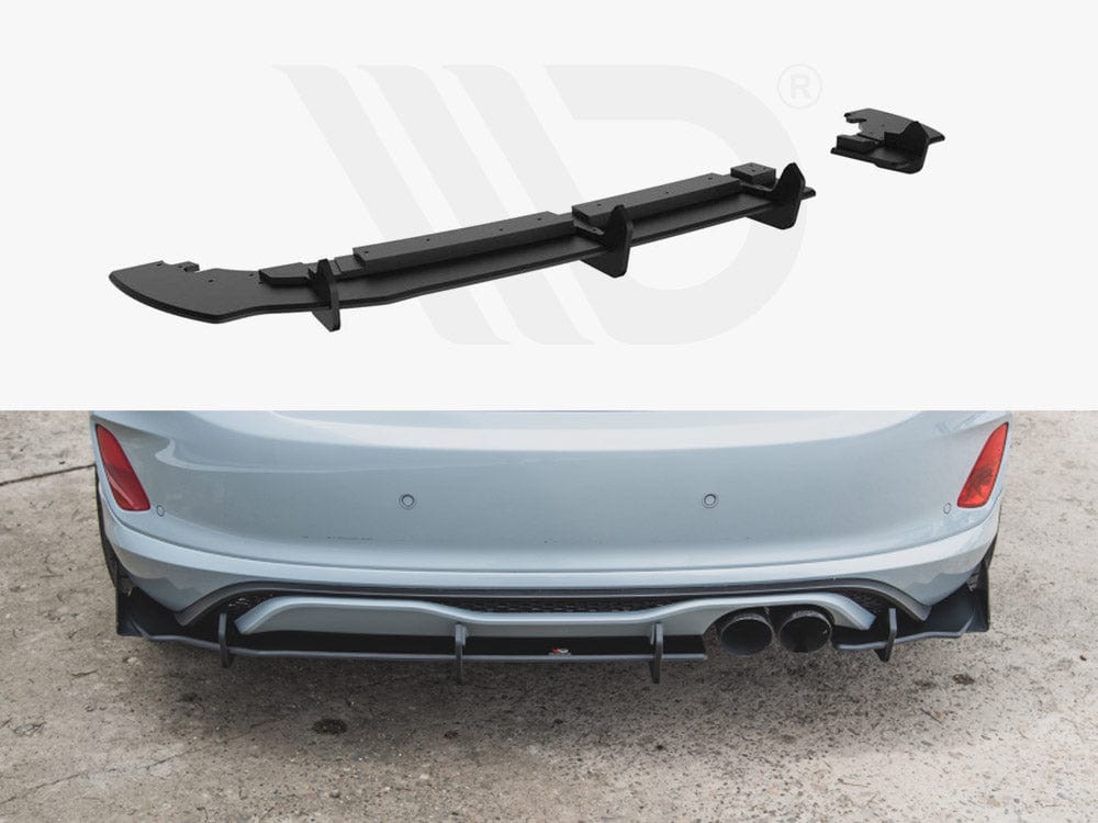 Maxton Design Black Racing Durability Rear Diffuser Ford Fiesta MK8 ST 2018- Maxton Design SR