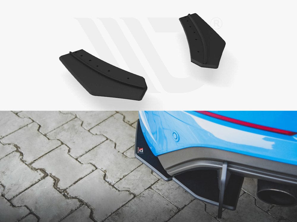 Maxton Design Black Racing Durability Rear Side Splitters Ford Focus RS MK3 2015-2018 Maxton Design SR
