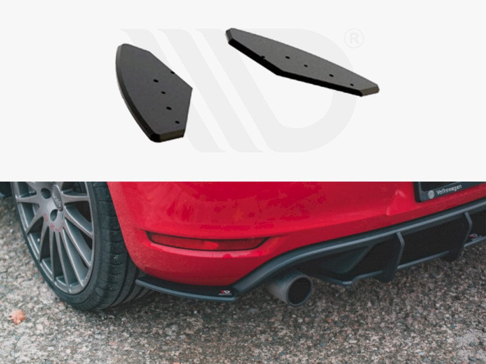 Maxton Design Black Racing Durability Rear Side Splitters VW Golf GTI MK6 2008-2012 Maxton Design SR