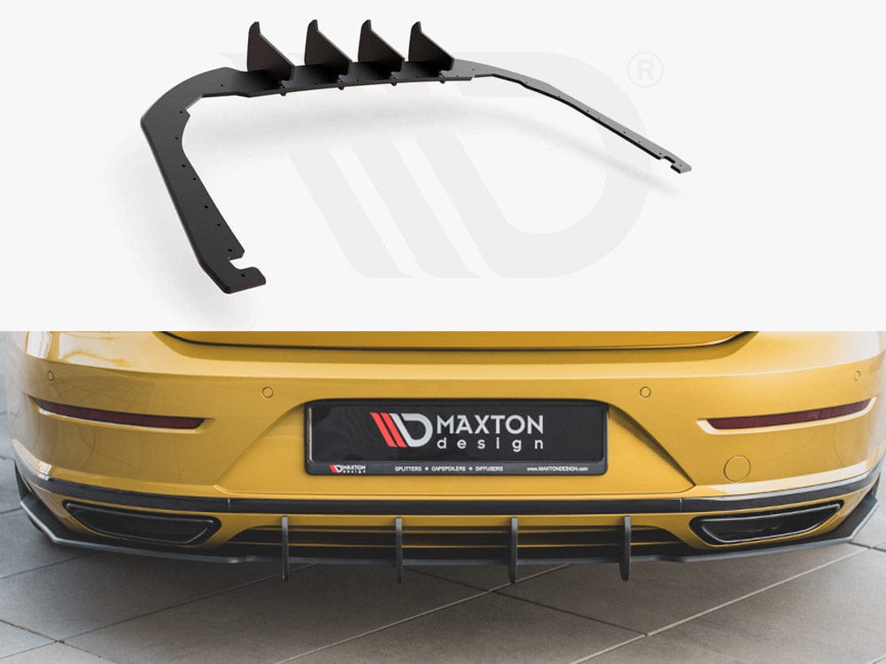 Maxton Design Black Rear Valance VW Arteon R-Line 2017- Maxton Design SR