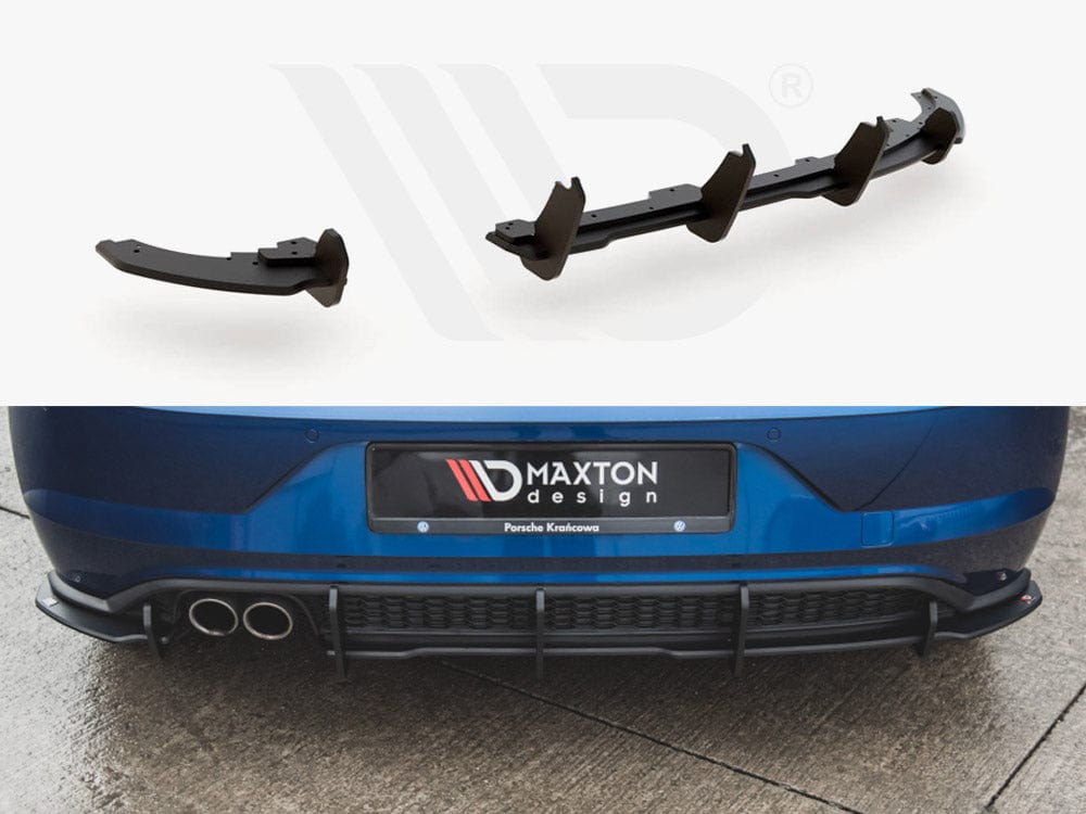 Maxton Design Black Rear Valance VW Polo GTI MK6 2017-2021 Maxton Design SR