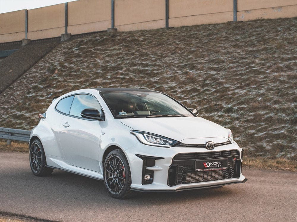 Maxton Design Black-Red Racing Durability Front Splitter Toyota GR Yaris Mk4 2020- Maxton Design SR