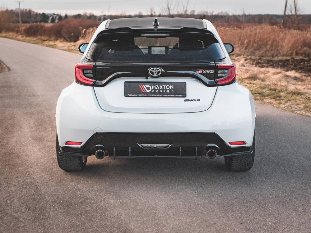 Maxton Design Black-Red Racing Durability Rear Side Splitters Toyota GR Yaris MK4 2020- Maxton Design SR