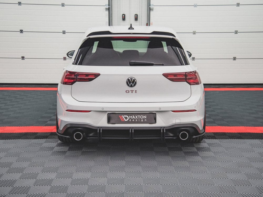 Maxton Design Black-Red Racing Durability Rear Side Splitters VW Golf 8 GTI 2020- Maxton Design SR