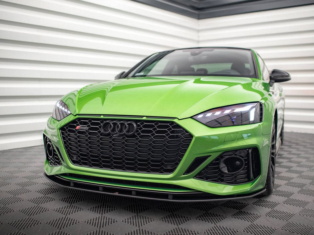 Maxton Design Black-Red Street PRO Front Splitter Audi RS5 F5 Facelift Maxton Design SR