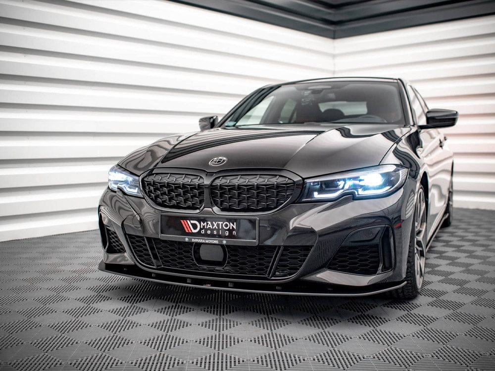 Maxton Design Black-Red Street PRO Front Splitter BMW 3 M-Pack G20 / G21 Maxton Design SR