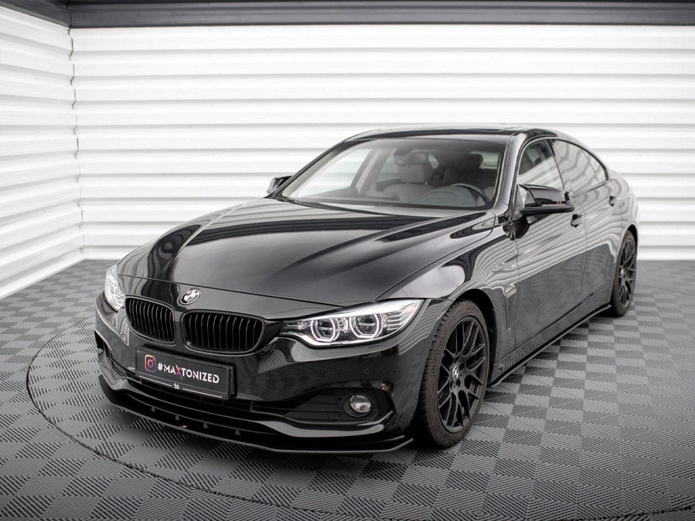 Maxton Design Black-Red Street PRO Front Splitter BMW 4 Gran Coupe F36 Maxton Design SR