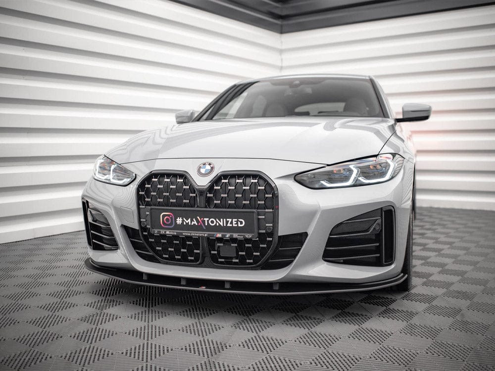 Maxton Design Black-Red Street PRO Front Splitter BMW 4 Gran Coupe M-Pack G26 Maxton Design SR