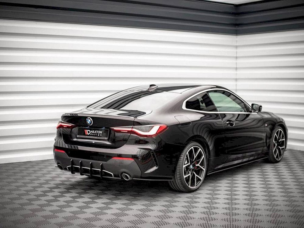 Maxton Design Black-Red Street PRO Rear Diffuser Bmw 4 M-pack G22 2020- Maxton Design SR