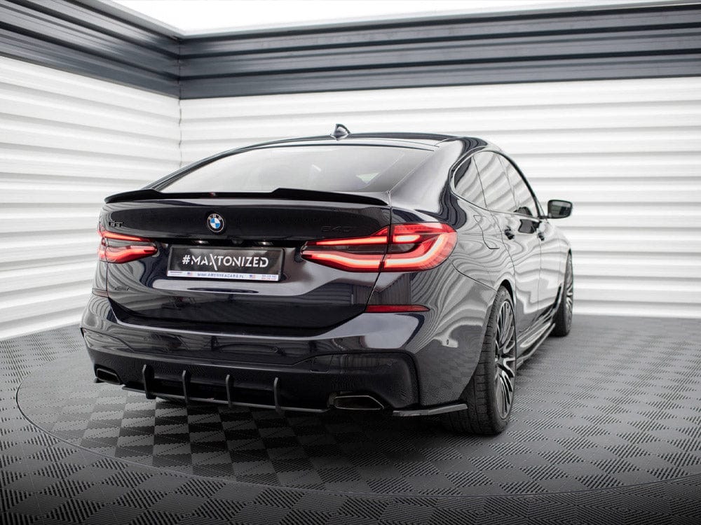Maxton Design Black-Red Street PRO Rear Diffuser BMW 6 GT M-Pack G32 Maxton Design SR