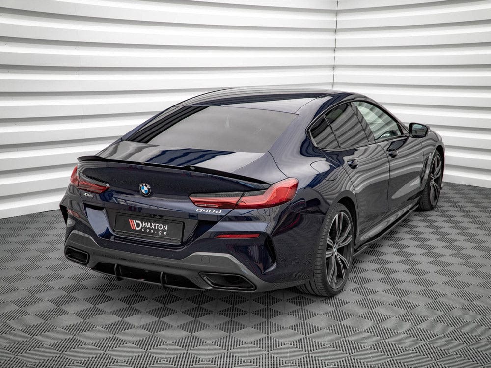 Maxton Design Black-Red Street PRO Rear Diffuser Bmw 8 GRAN Coupe M-pack G16 2019- Maxton Design SR