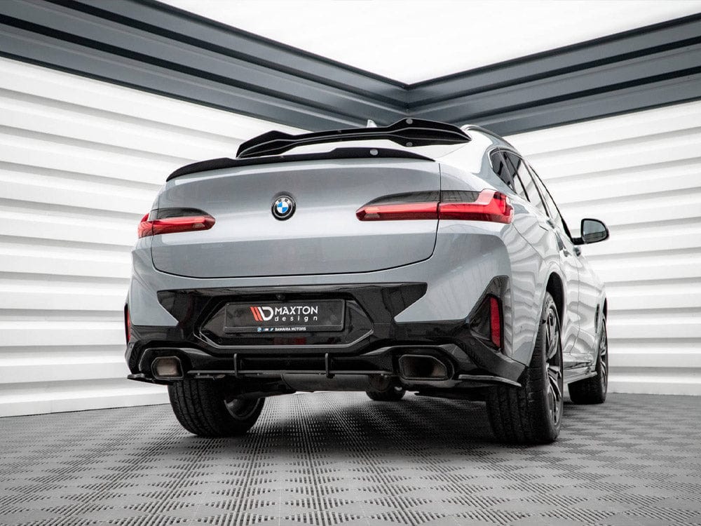 Maxton Design Black-Red Street PRO Rear Diffuser BMW X4 M-Pack G02 Maxton Design SR