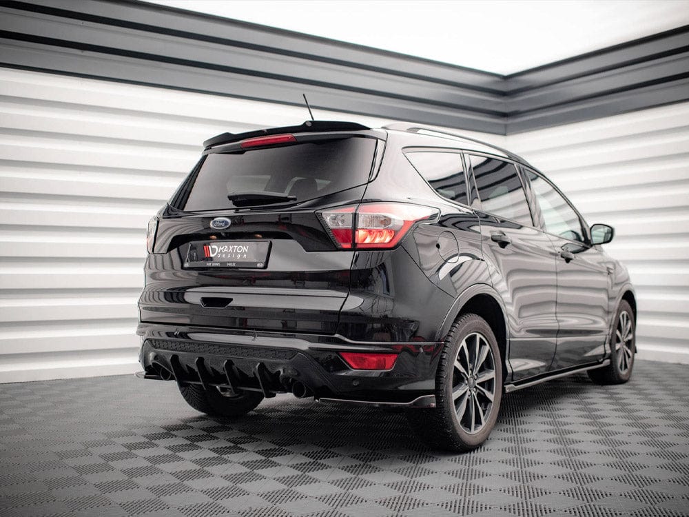 Maxton Design Black-Red Street PRO Rear Diffuser Ford Escape St-line MK3 2012-2019 Maxton Design SR