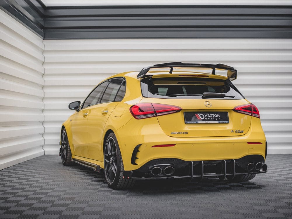 Maxton Design Black-Red Street PRO Rear Diffuser Mercedes AMG A45 S Aero Pack W177 Maxton Design SR
