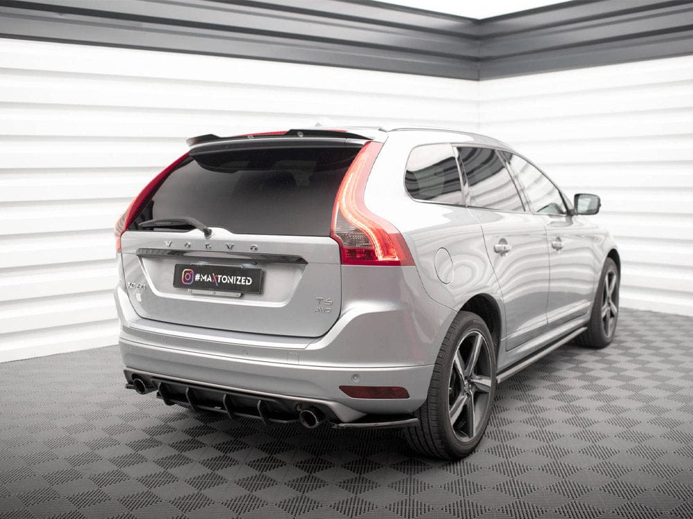 Maxton Design Black-Red Street PRO Rear Diffuser Volvo XC60 R-Design Mk1 Facelift Maxton Design SR