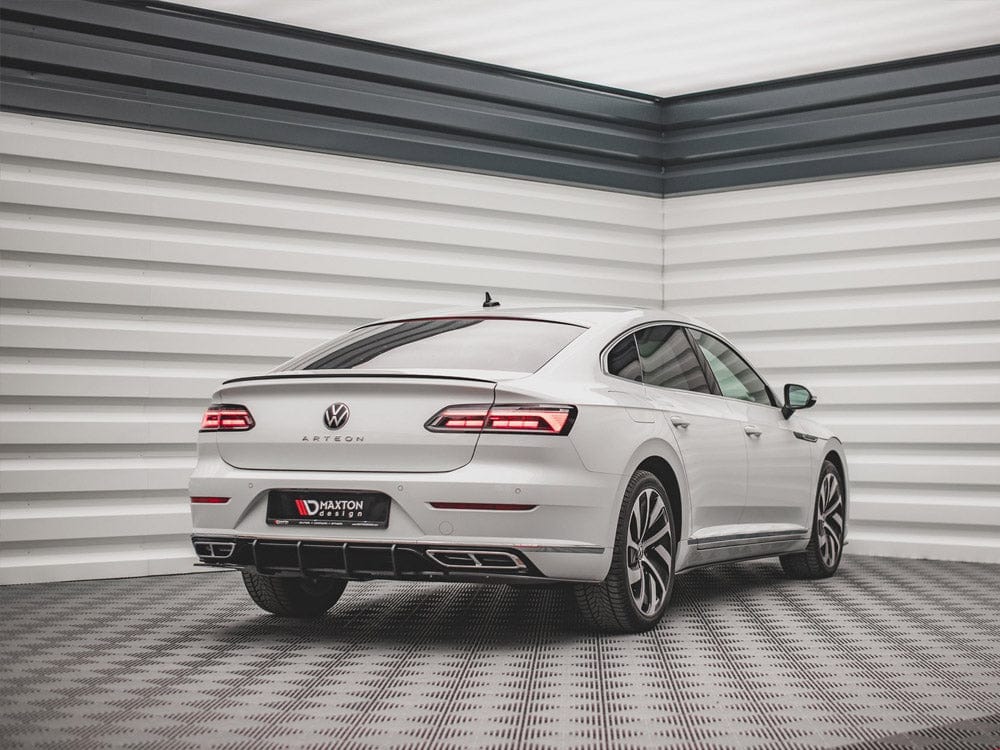 Maxton Design Black-Red Street PRO Rear Diffuser VW Arteon R-line Facelift 2020- Maxton Design SR