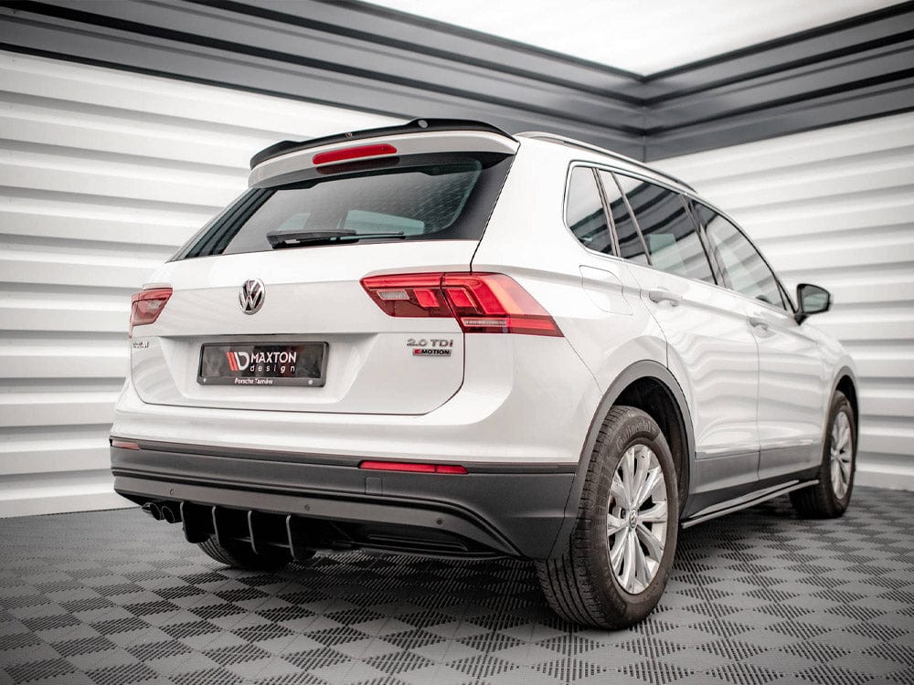 Maxton Design Black-Red Street PRO Rear Diffuser VW Tiguan MK2 2015-2020 Maxton Design SR