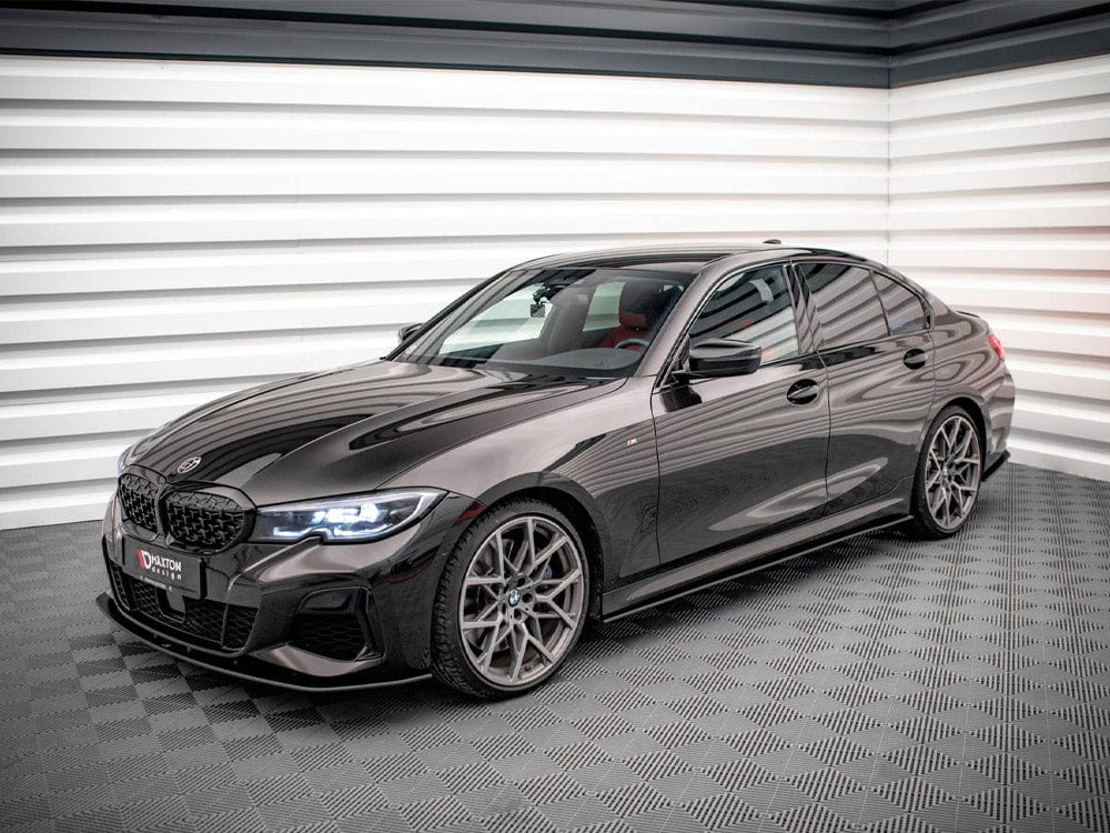 Maxton Design Black-Red Street PRO Side Skirts Diffusers BMW 3 M-Pack G20 / G21 Maxton Design SR
