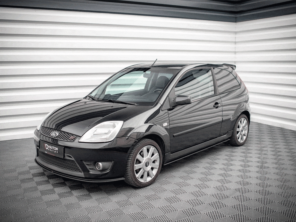 Maxton Design Black-Red Street PRO Side Skirts Diffusers Ford Fiesta ST Mk6 Maxton Design SR