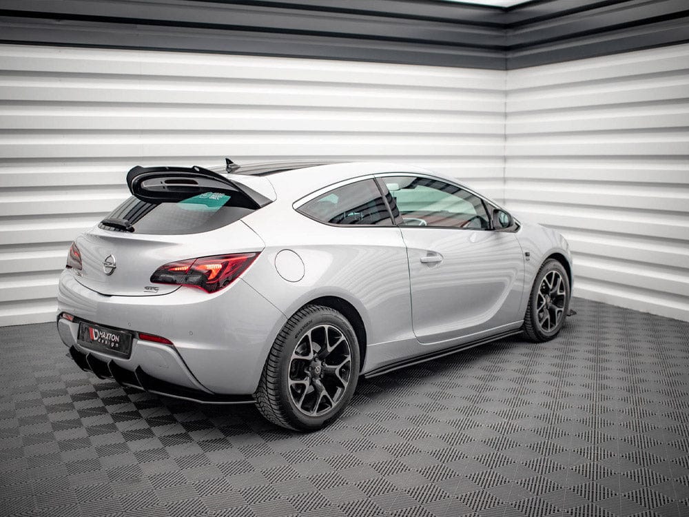 Maxton Design Black-Red Street PRO Side Skirts Diffusers Opel Astra GTC Opc-line J 2011-2018 Maxton Design SR