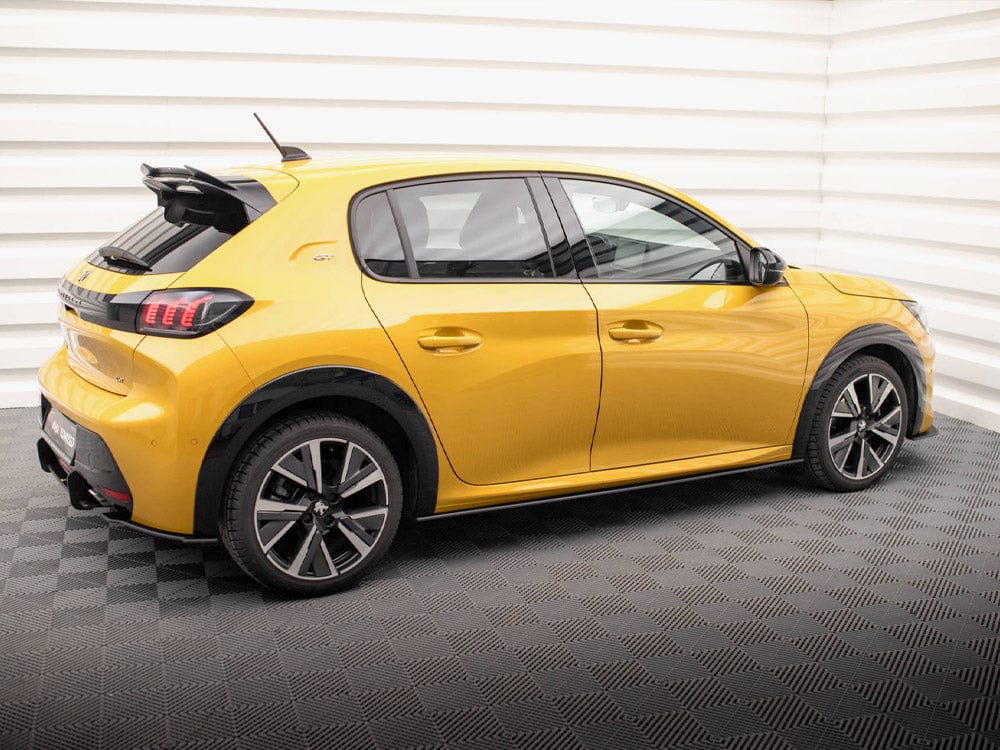 Maxton Design Black-Red Street PRO Side Skirts Diffusers Peugeot 208 GT Mk2 Maxton Design SR