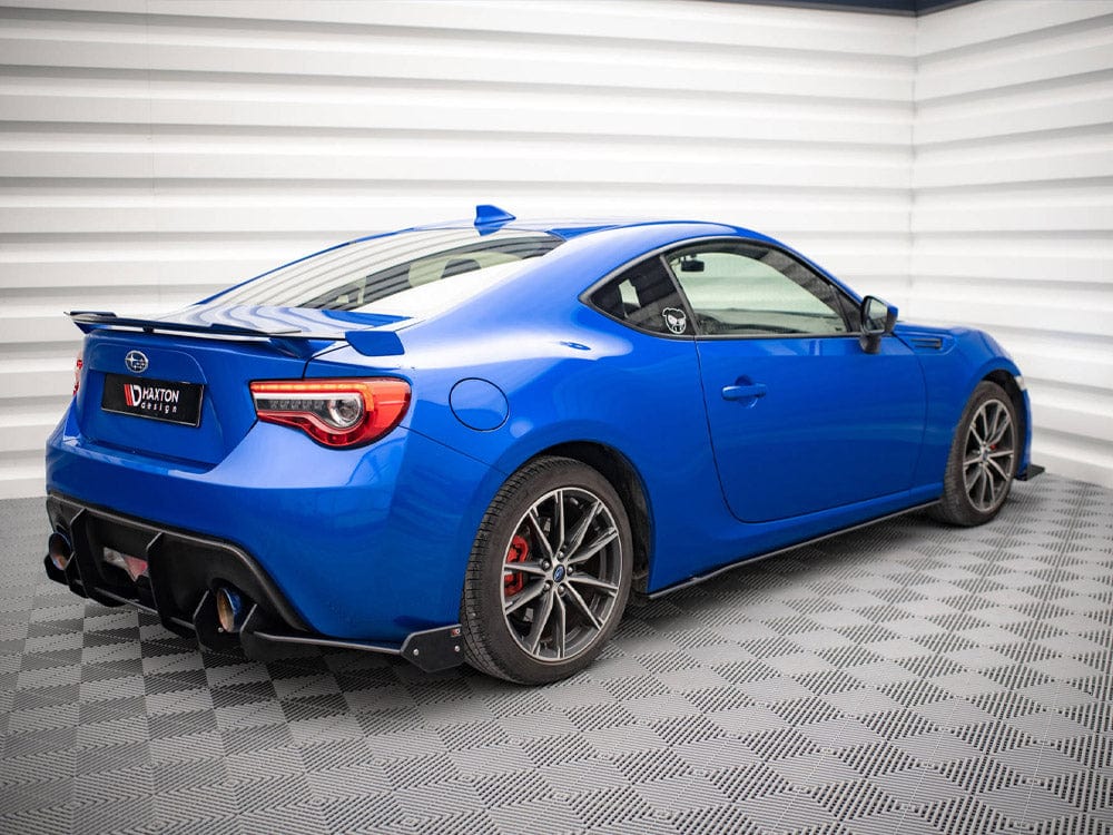 Maxton Design Black-Red Street PRO Side Skirts Diffusers Subaru BRZ MK1 Facelift 2017-2020 Maxton Design SR