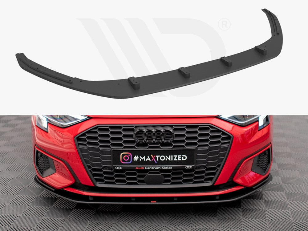 Maxton Design Black Street PRO Front Splitter Audi A3 8Y Maxton Design SR