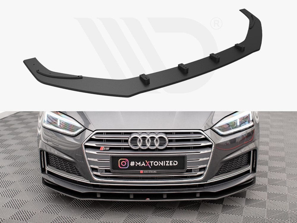 Maxton Design Black Street PRO Front Splitter Audi A5 S-Line / S5 Coupe / Sportback F5 Maxton Design SR