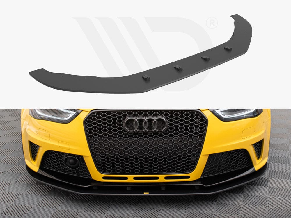 Maxton Design Black Street PRO Front Splitter Audi RS4 B8 Maxton Design SR