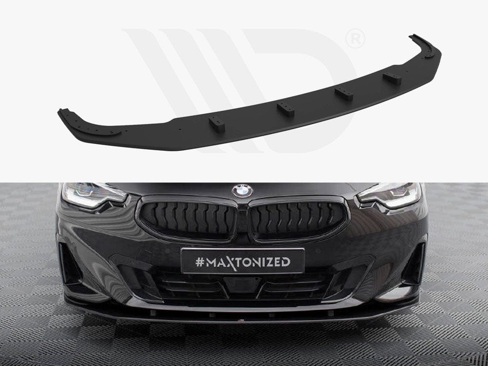Maxton Design Black Street PRO Front Splitter BMW 2 Coupe G42 Maxton Design SR