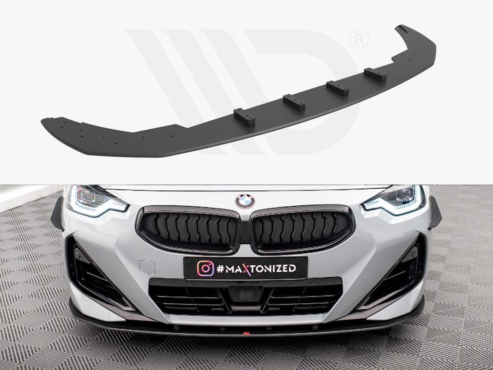Maxton Design Black Street PRO Front Splitter BMW 2 Coupe M-Pack / M240i G42 Maxton Design SR