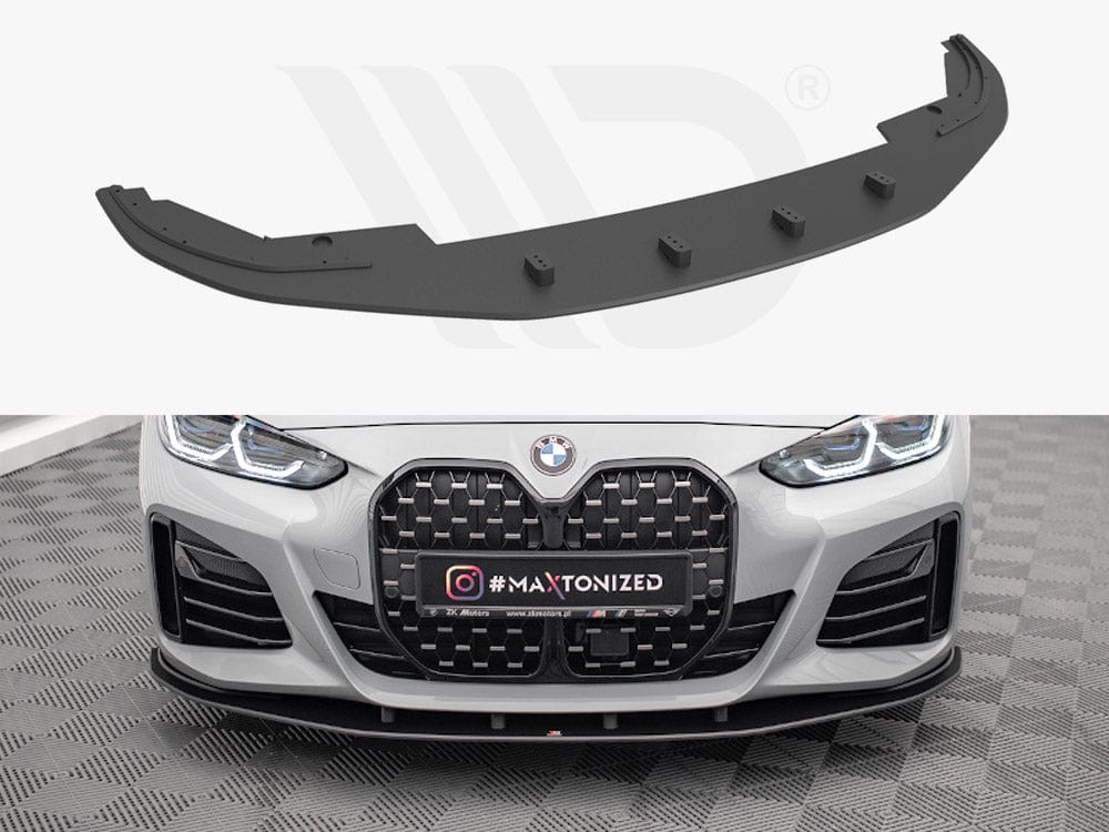 Maxton Design Black Street PRO Front Splitter BMW 4 Gran Coupe M-Pack G26 Maxton Design SR