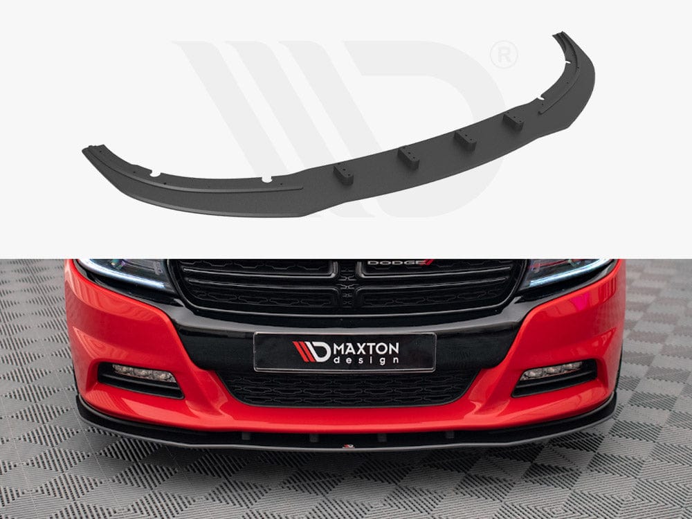 Maxton Design Black Street PRO Front Splitter Dodge Charger RT MK7 Facelift 2014- Maxton Design SR