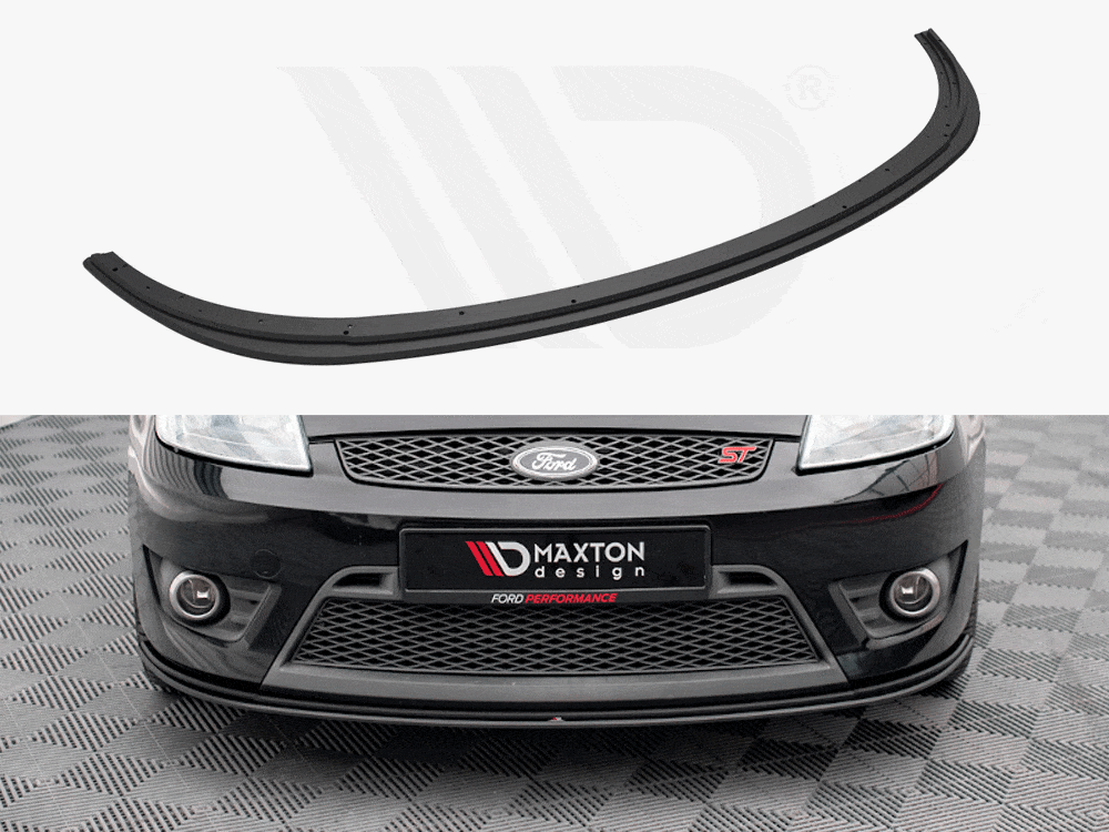 Maxton Design Black Street PRO Front Splitter Ford Fiesta ST Mk6 Maxton Design SR