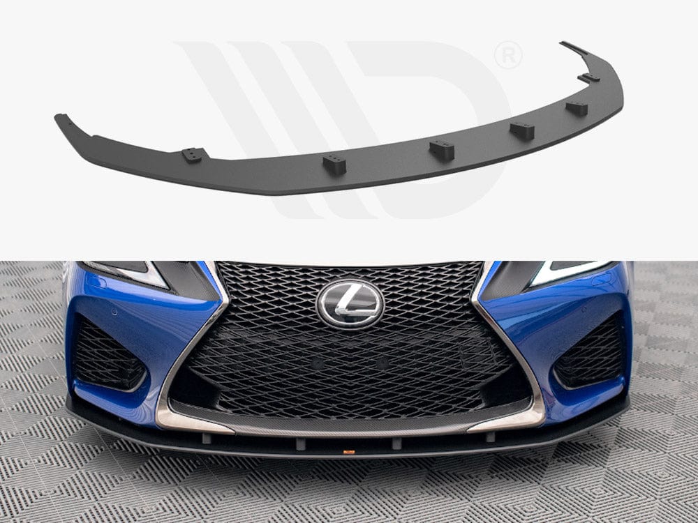 Maxton Design Black Street PRO Front Splitter Lexus GS F Mk4 Facelift Maxton Design SR
