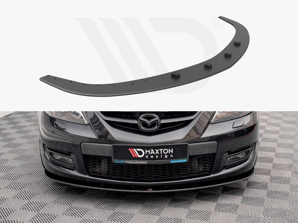 Maxton Design Black Street PRO Front Splitter Mazda 3 MPS MK1 2006-2008 Maxton Design SR