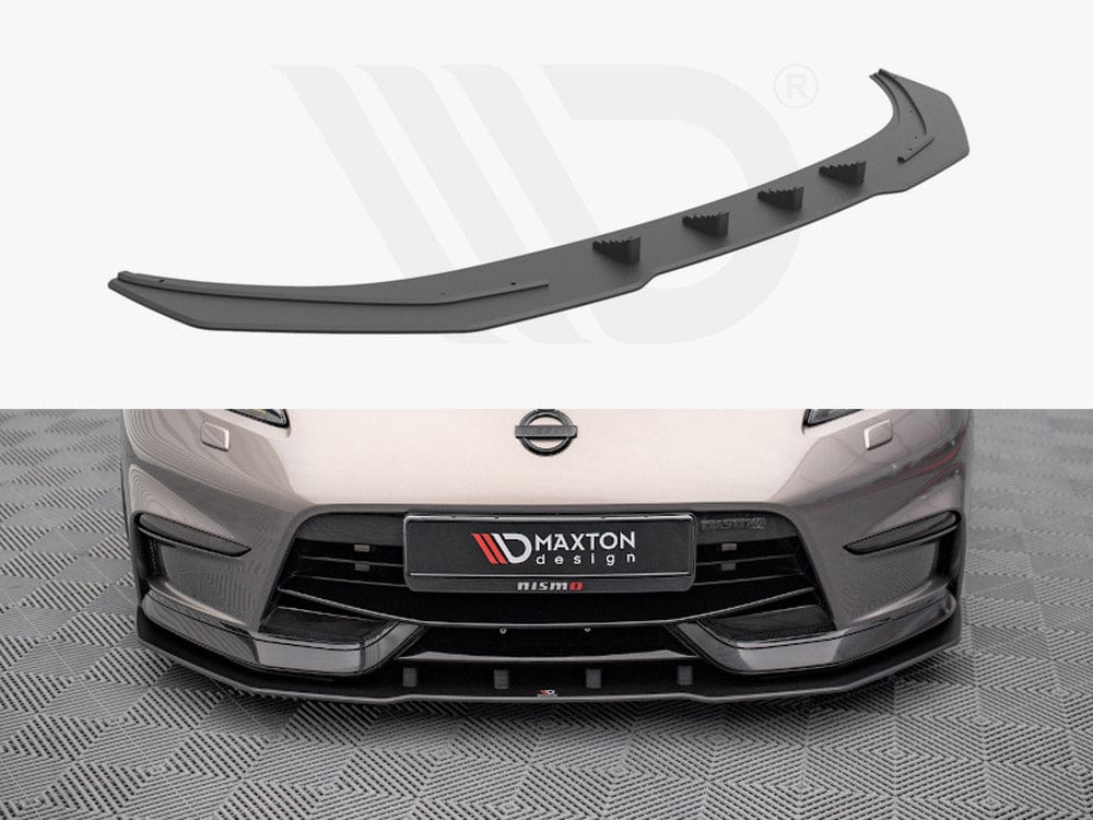 Maxton Design Black Street PRO Front Splitter Nissan 370Z Nismo Facelift 2014-2020 Maxton Design SR