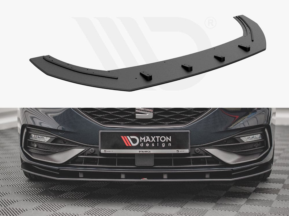 Maxton Design Black Street PRO Front Splitter Seat Leon FR Mk4 2020- Maxton Design SR